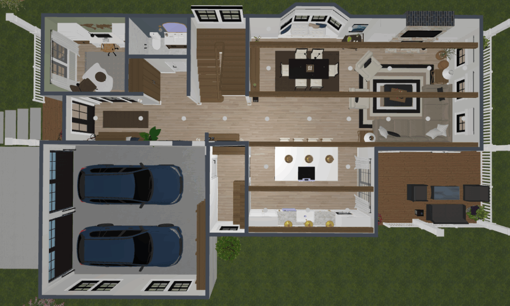 3D-Grundriss Haus